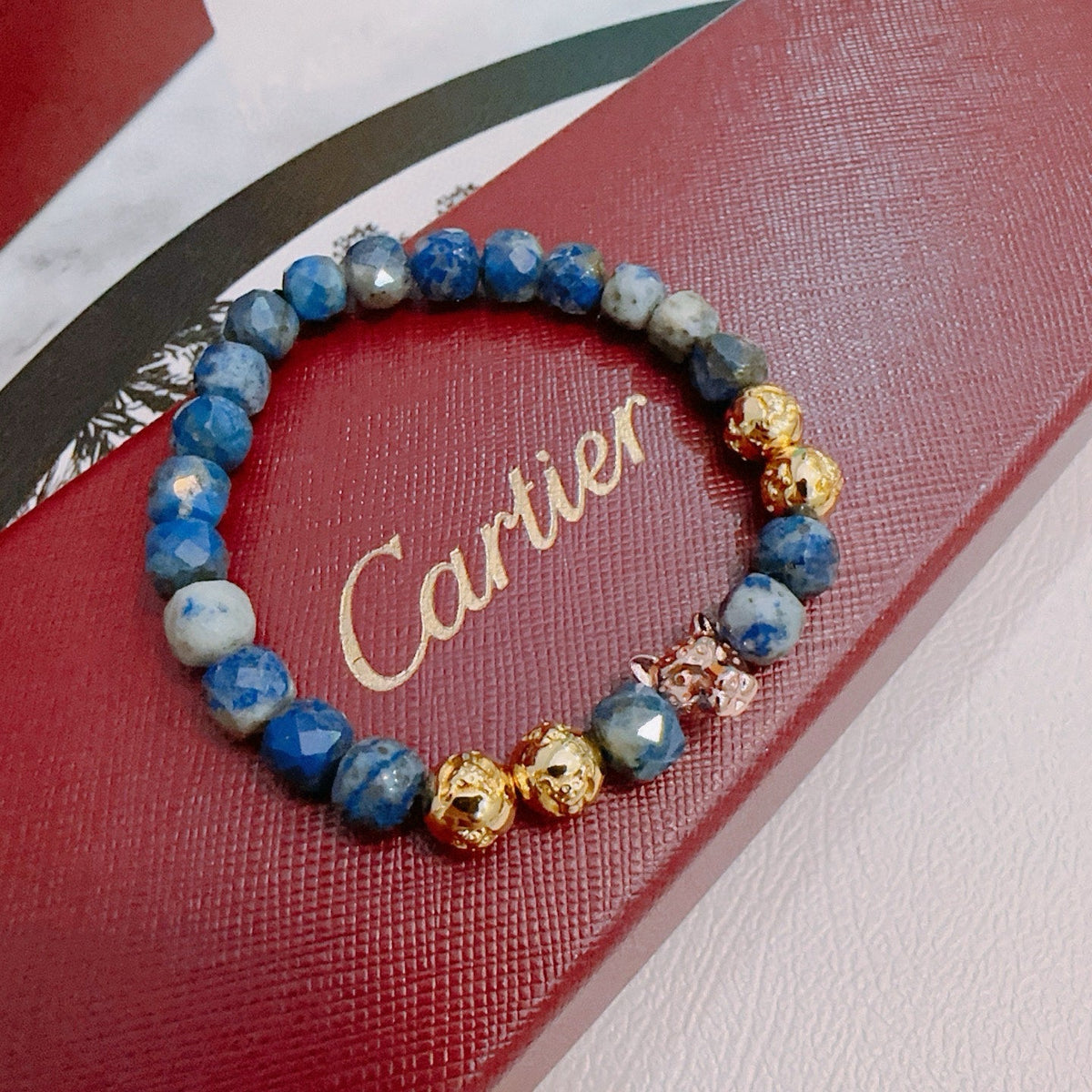 Martin Graham bracelet in polished metal-tone – close-up detail