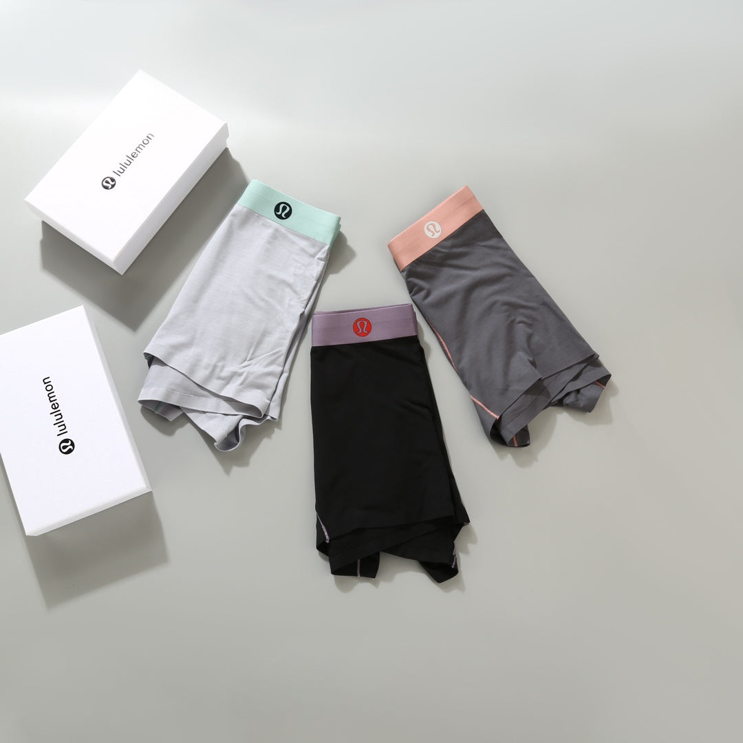 Lululemon Pastel Colour Tonal Waistbands Men's Boxer Briefs - 3-Piece Box