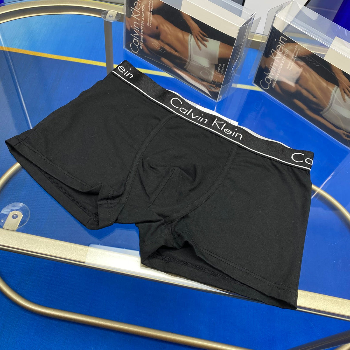 Calvin Klein Cotton Tonal Logo Waistbands Men's Boxer Briefs - 3-Piece Box