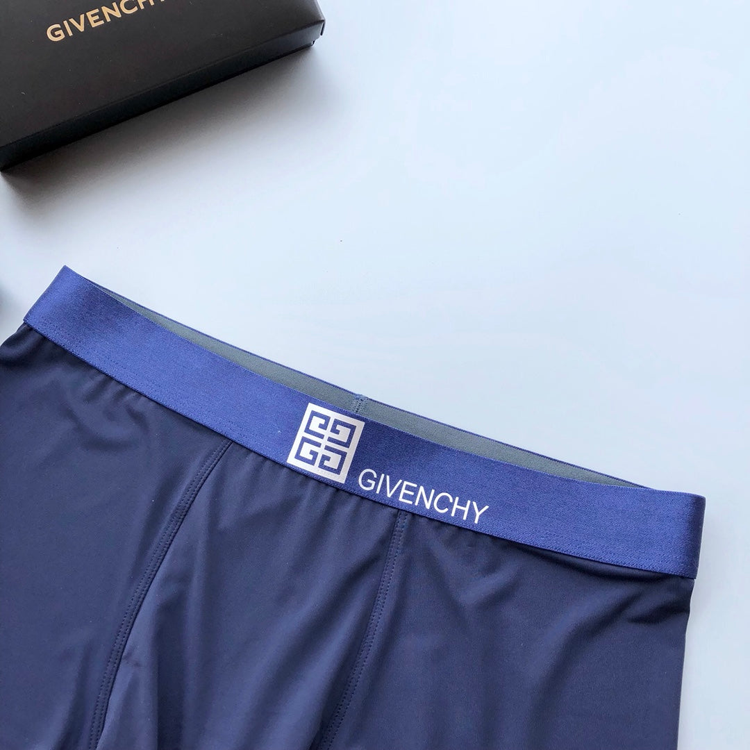 Givenchy Contrast Logo Men's Trunk Underwear - 3-Piece Box
