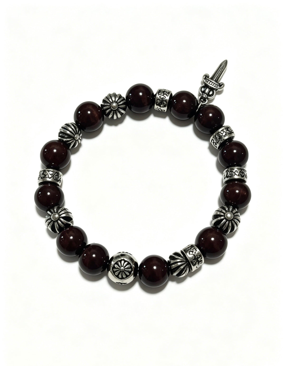 Martin Graham bracelet in polished metal-tone – styled product view