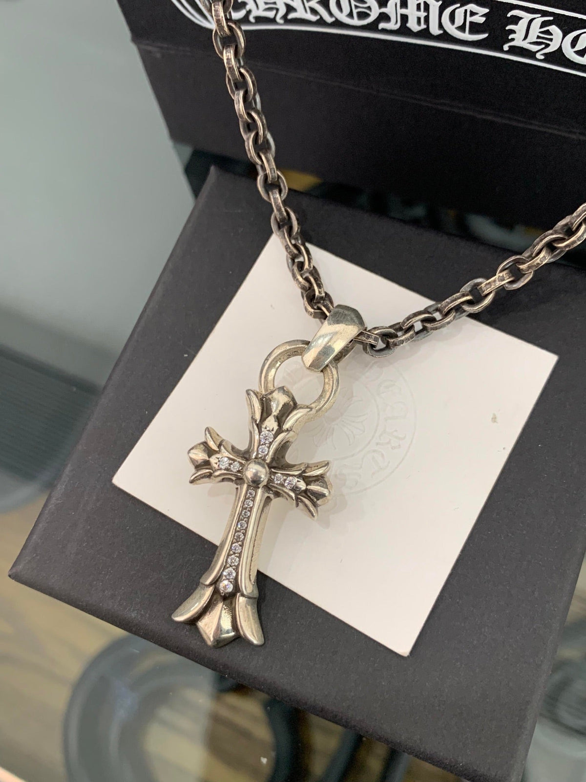 Martin Graham jewelry accessory in polished metal-tone – styled product view