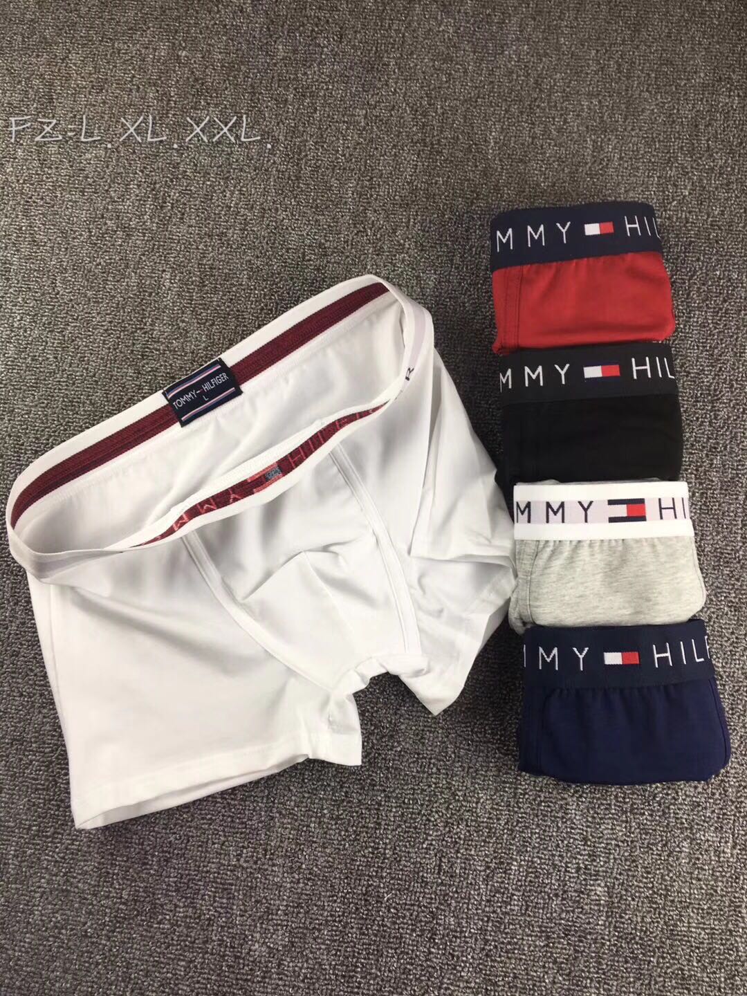 Tommy Hilfiger Contrast-Waistband Boxer Briefs - Box of 3