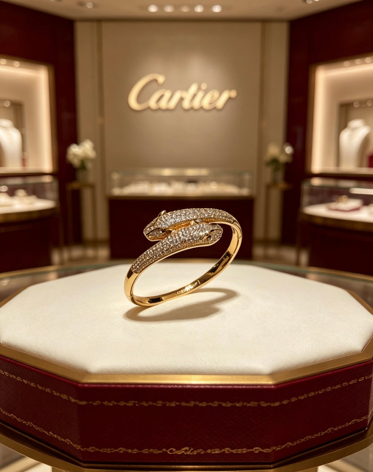 Martin Graham bracelet in polished metal-tone – close-up detail