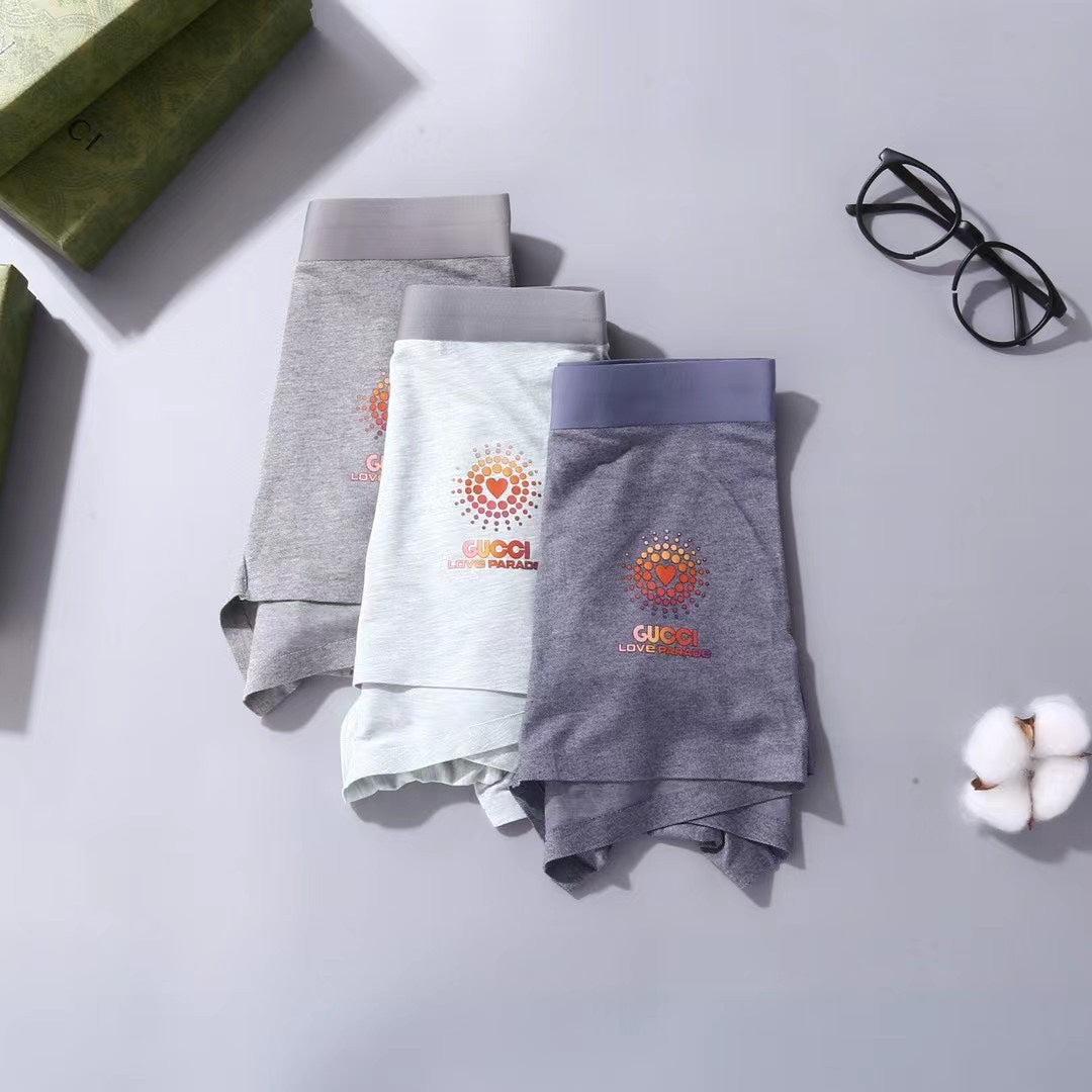 Gucci Classic Men's Boxer Briefs - 3-Piece Box