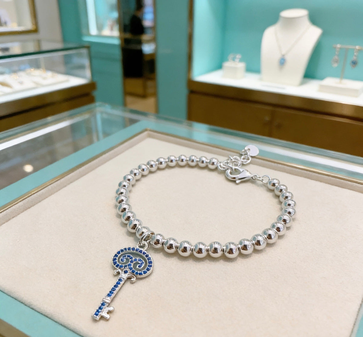 Martin Graham bracelet in polished metal-tone – styled product view