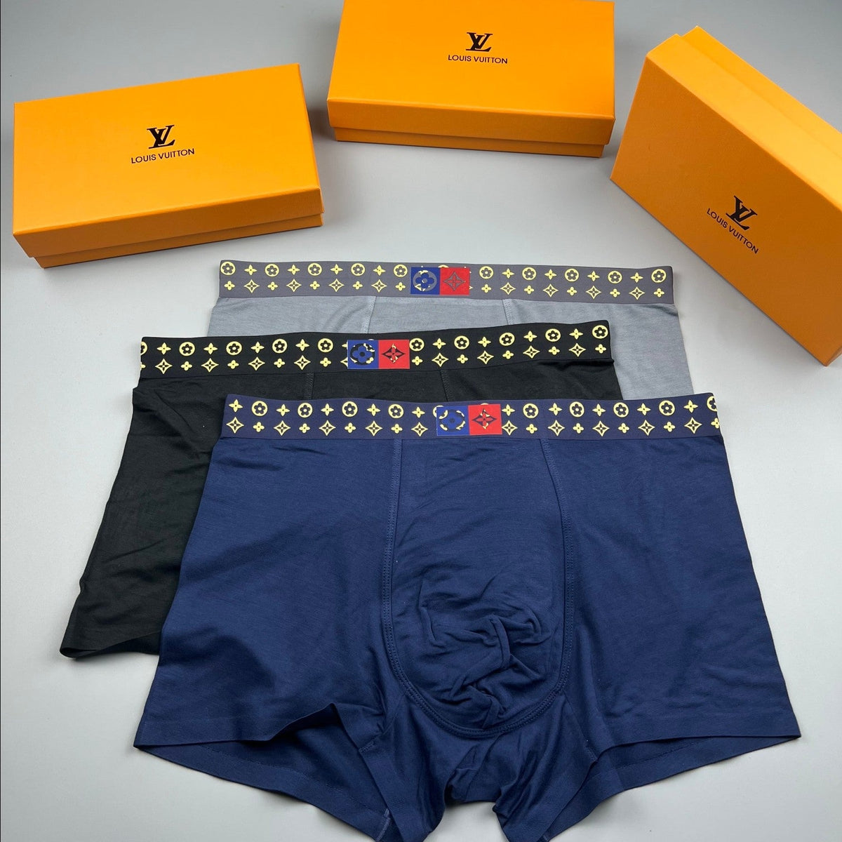 Louis Vuitton Modal Blend Men's Underwear - Box of 3