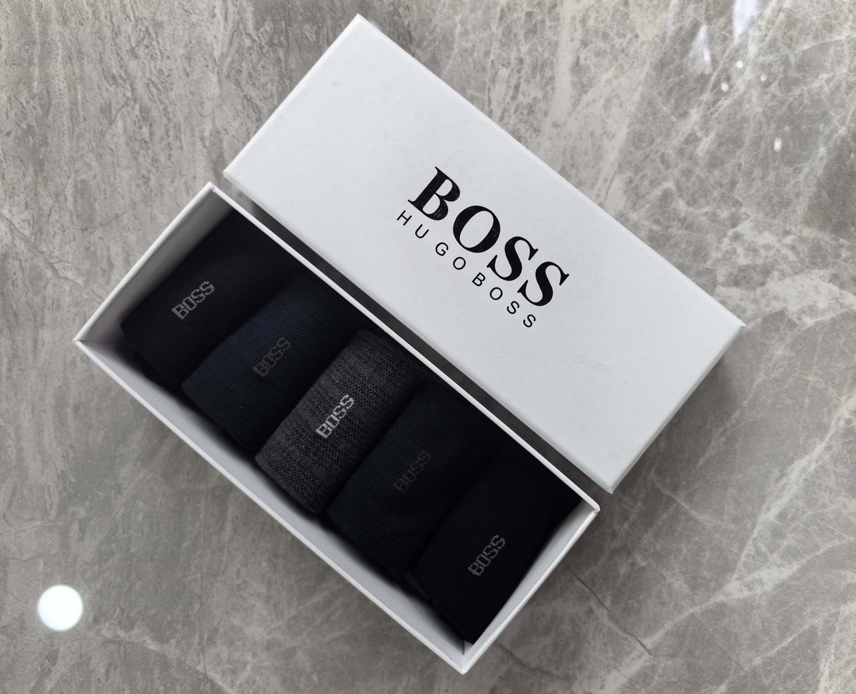 BOSS Business Mid-Calf Socks - 5-Pair Box