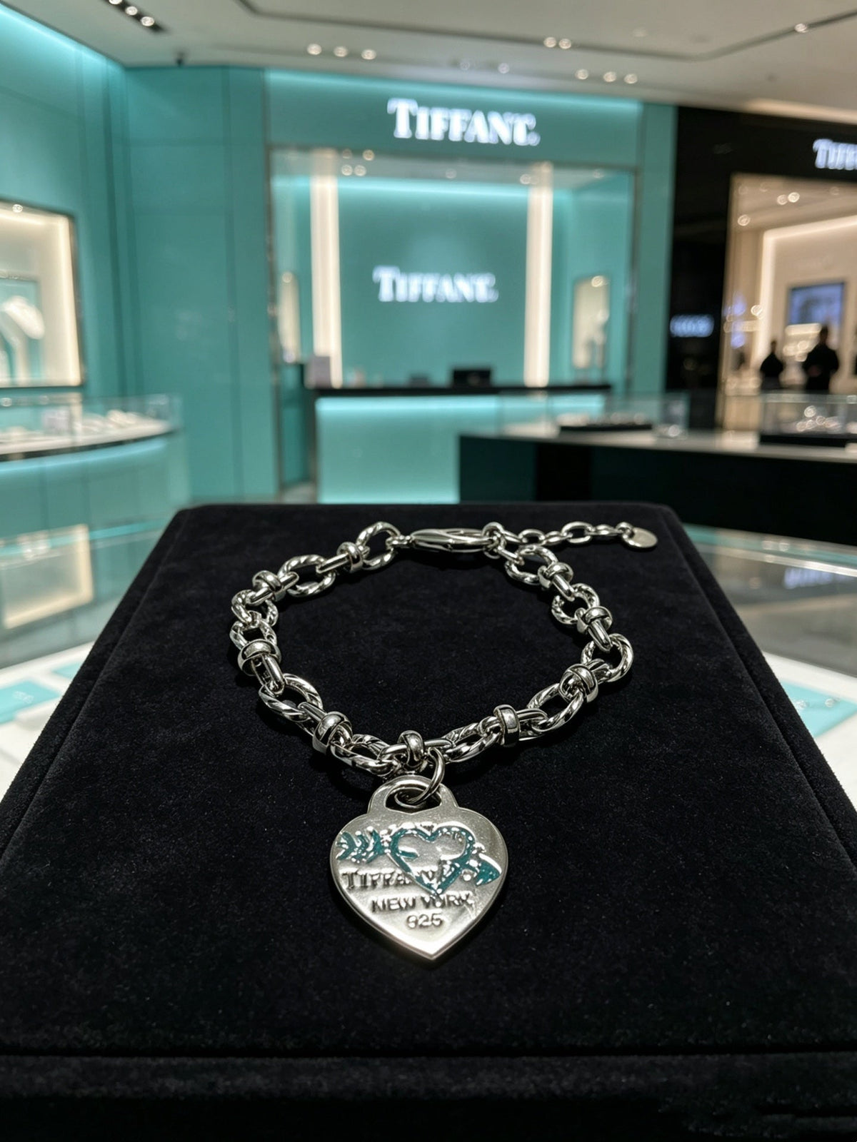 Martin Graham bracelet in polished metal-tone – styled product view