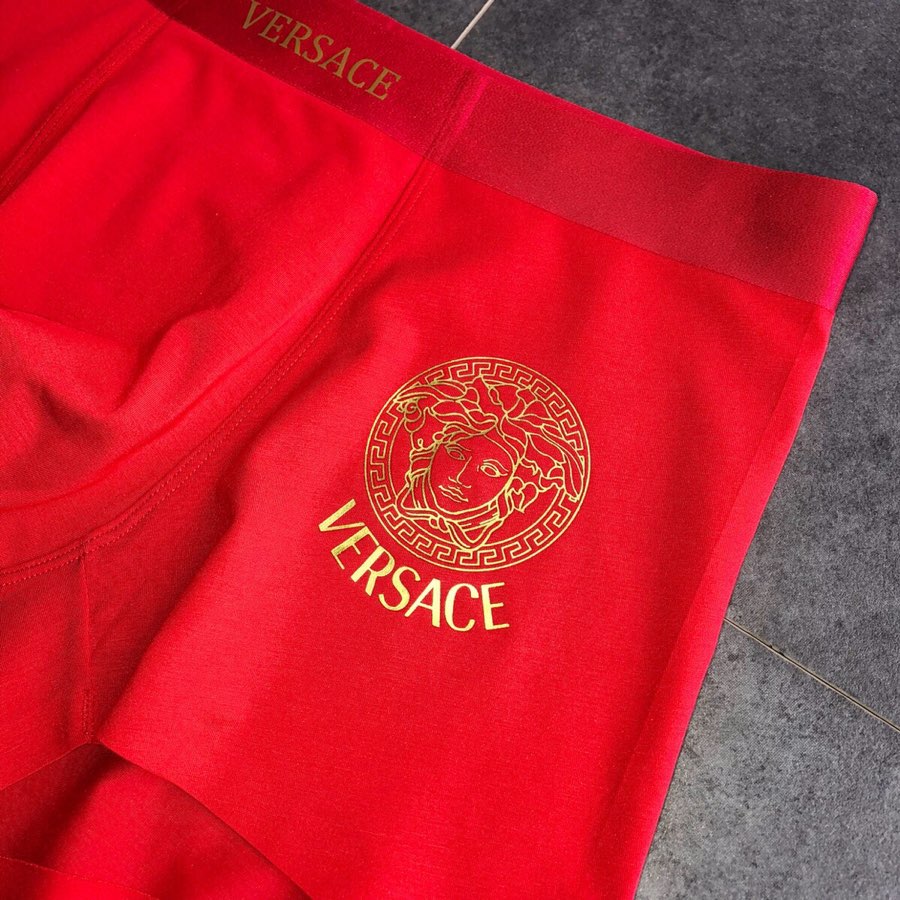 Versace Gold Medallion Men's Boxer Briefs - 3-Piece Box
