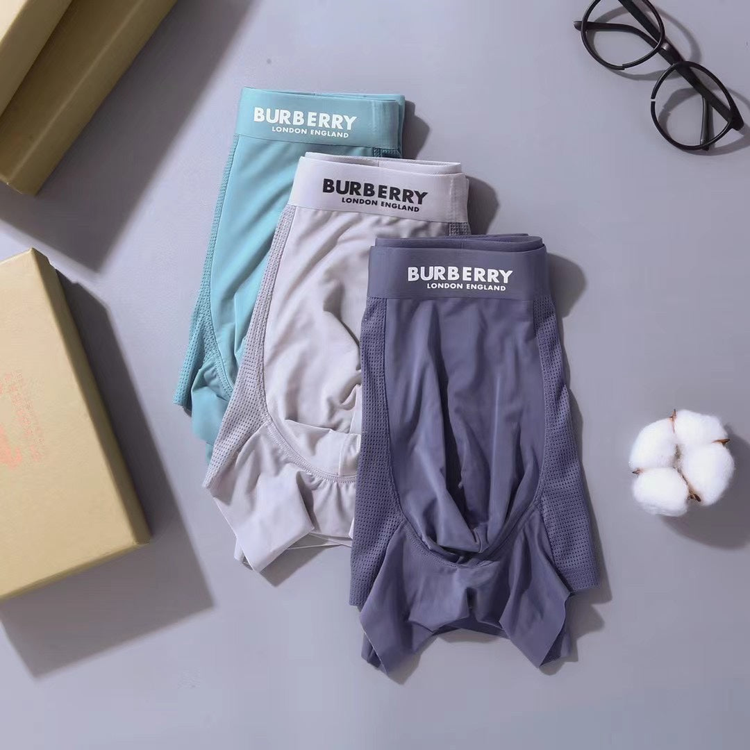 Burberry Cool-Tone Men's Trunk Underwear - 3-Piece Box