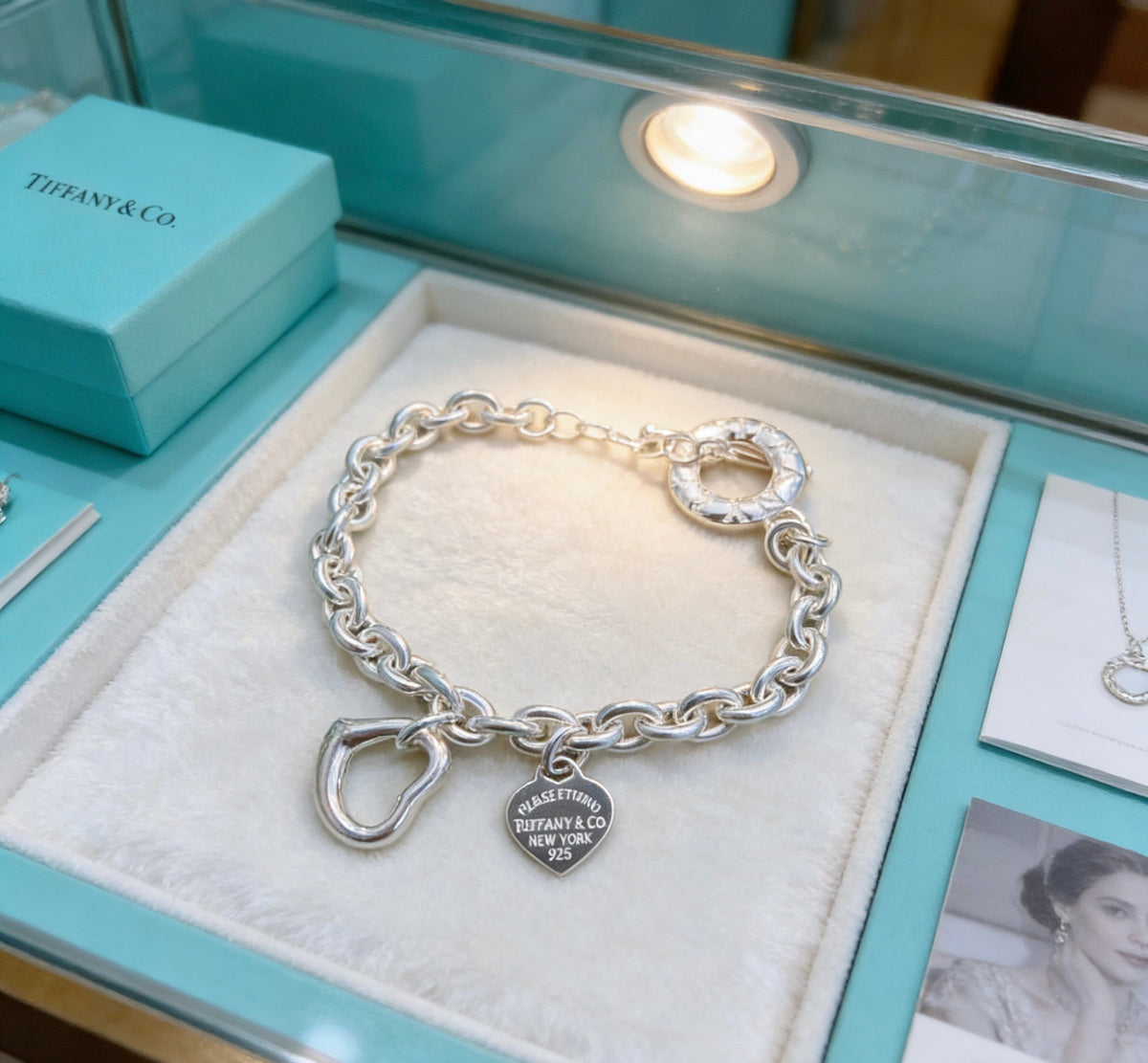 Martin Graham bracelet in polished metal-tone – styled product view