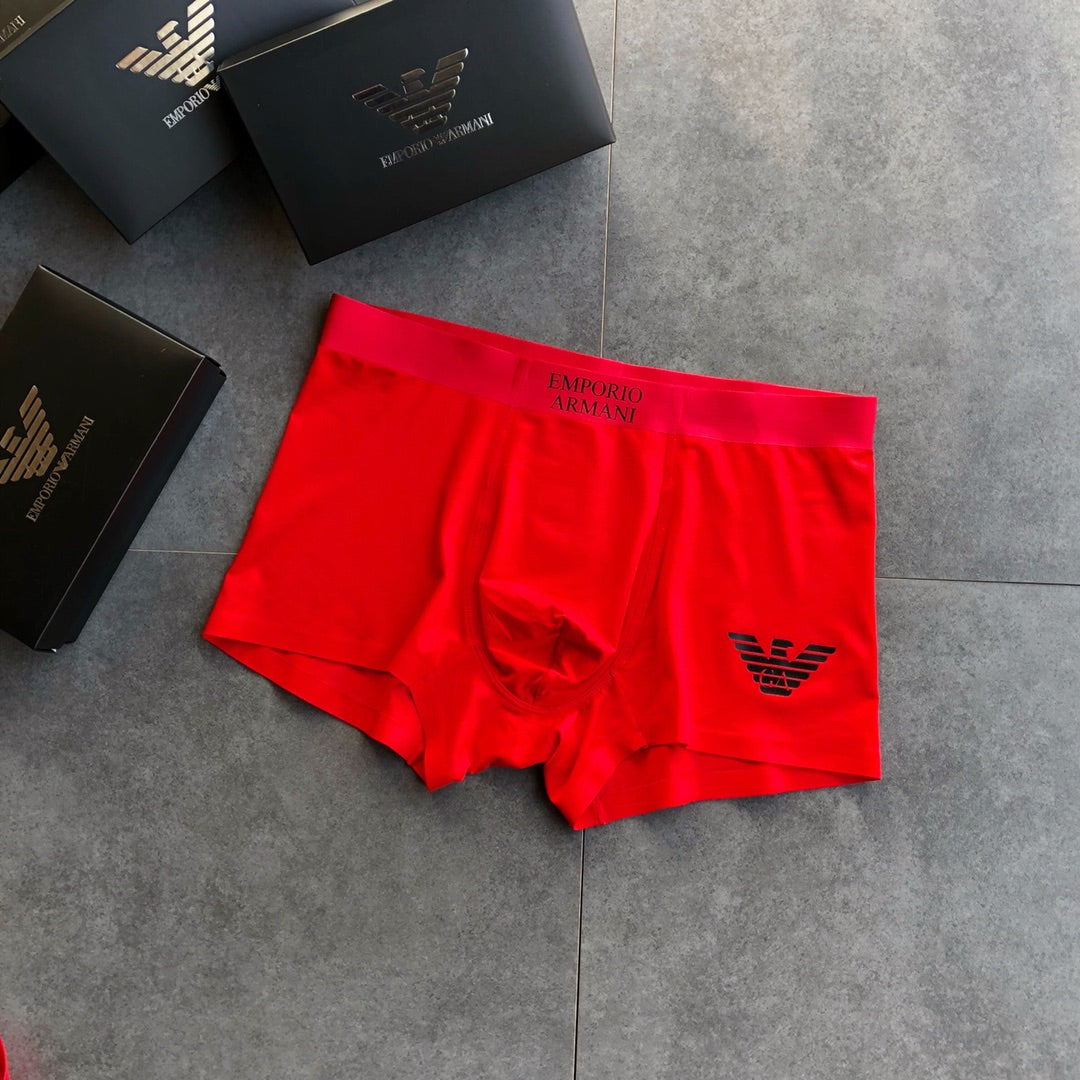 Armani Eagle Graphics Men's Boxer Briefs - 3-Piece Box