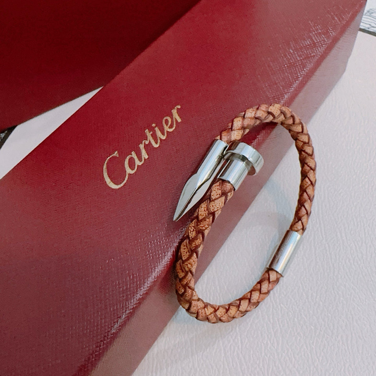Martin Graham bracelet in polished metal-tone – close-up detail