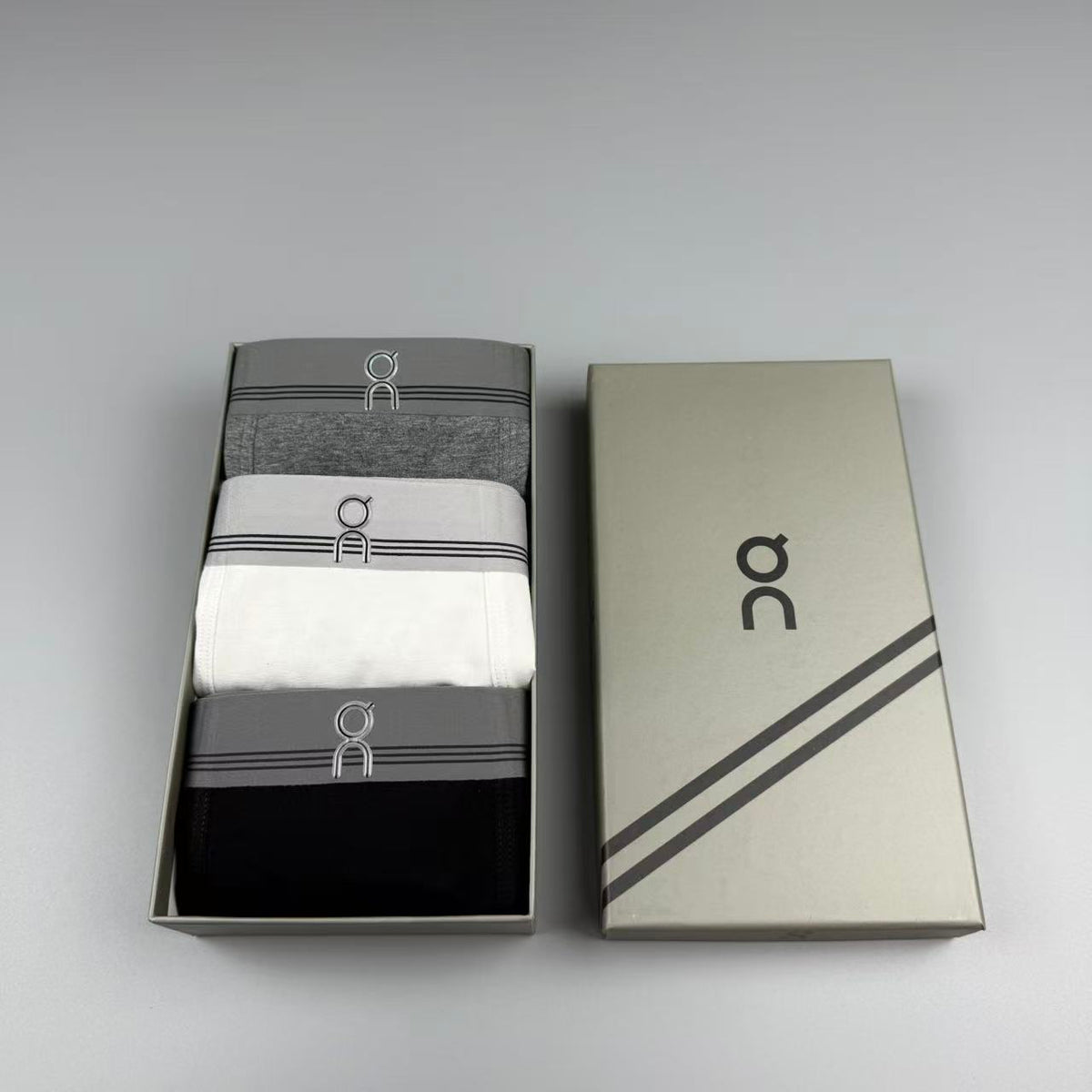On Cotton Men's Boxer Briefs - 3-Piece Box