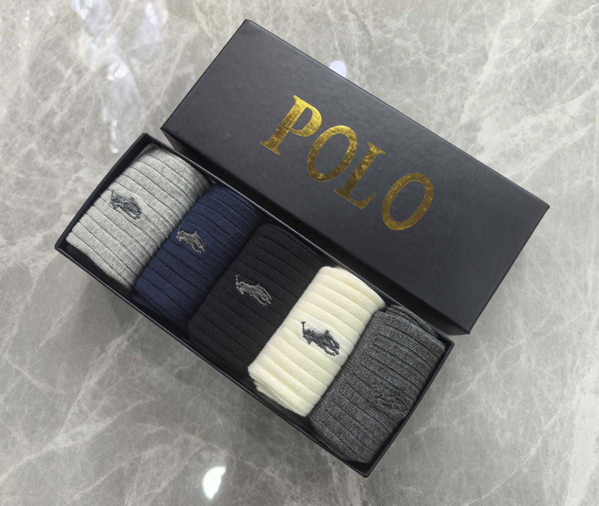 Polo Ralph Lauren Small Polo-Player Crew Socks - 5-Pair Set