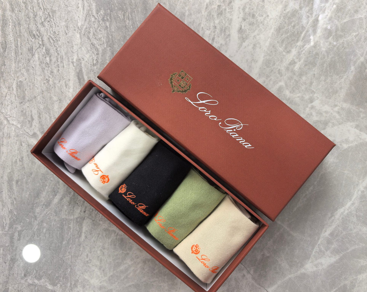 LP Combed Cotton No-Show Socks - 5-Pair Set