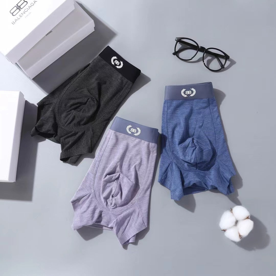 Balenciaga Circular Patch Men's Boxer Briefs - 3-Piece Box