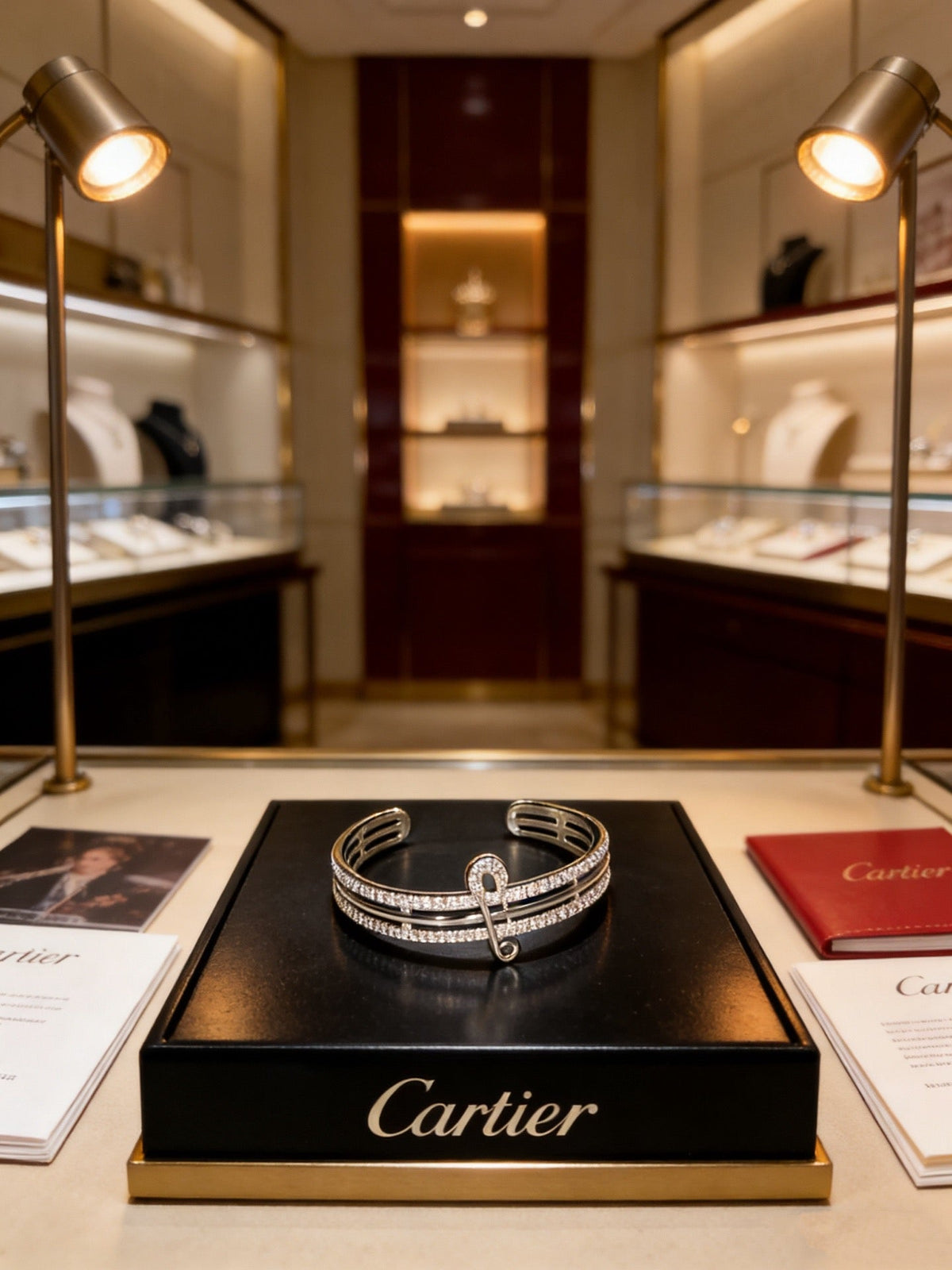 Martin Graham bracelet in polished metal-tone – close-up detail