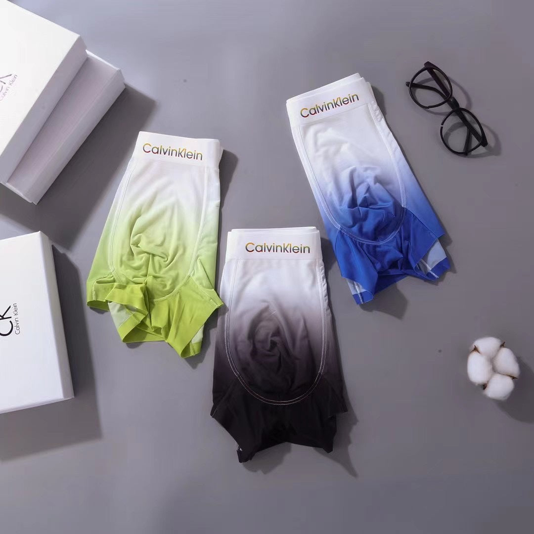 Calvin Klein Broad Logo Waistbands Men's Boxer Briefs - 3-Piece Box