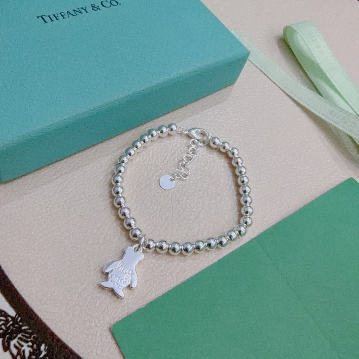 Martin Graham bracelet in polished metal-tone – styled product view