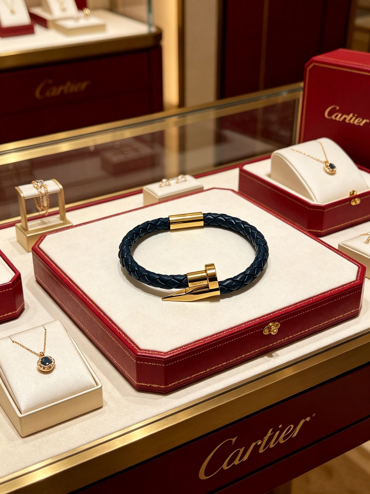 Martin Graham bracelet in polished metal-tone – close-up detail