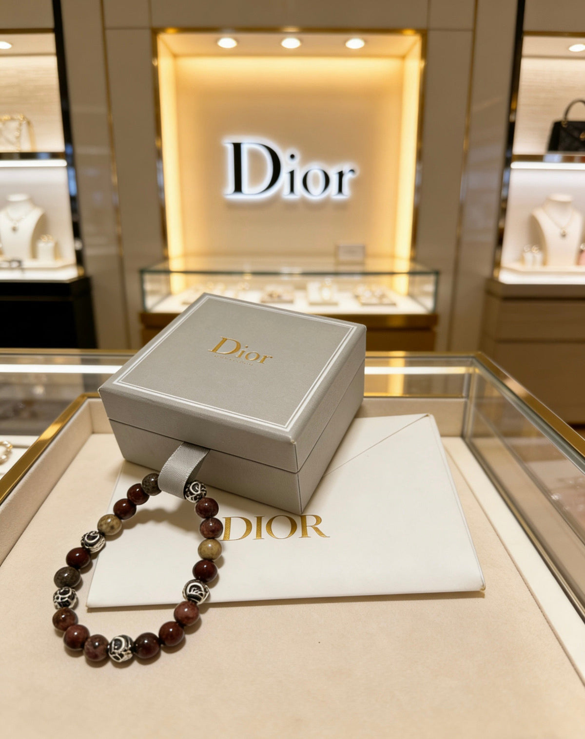 Martin Graham bracelet in polished metal-tone – close-up detail