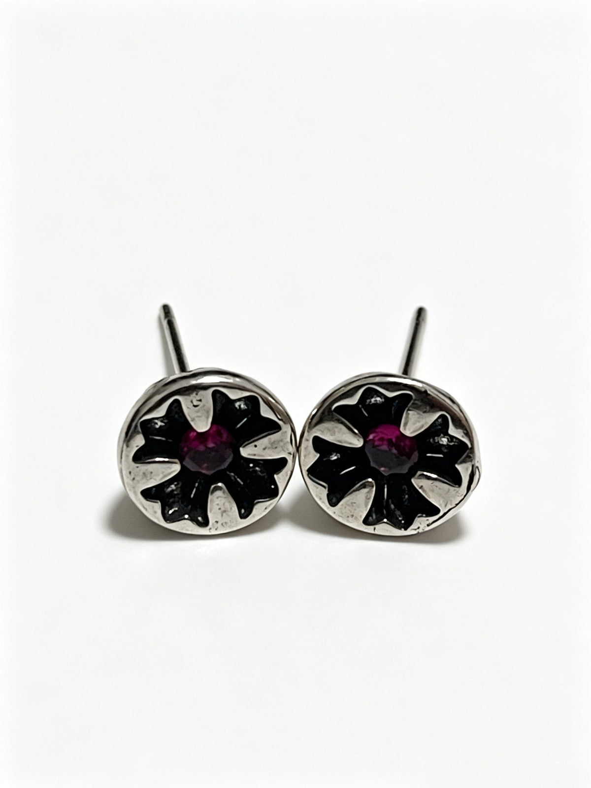 Martin Graham earrings in polished metal-tone – styled product view
