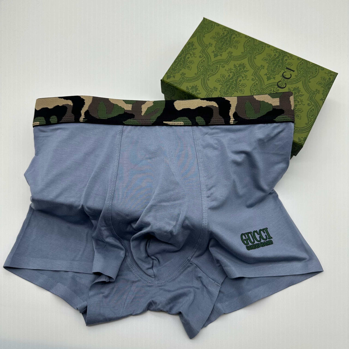 Gucci Grey, Blue, Green & Red Men's Boxer Briefs - 3-Piece Box