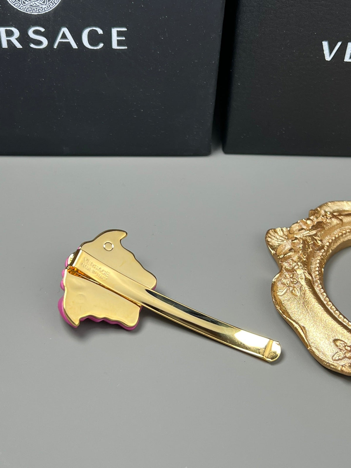 Martin Graham jewelry accessory in polished metal-tone – close-up detail