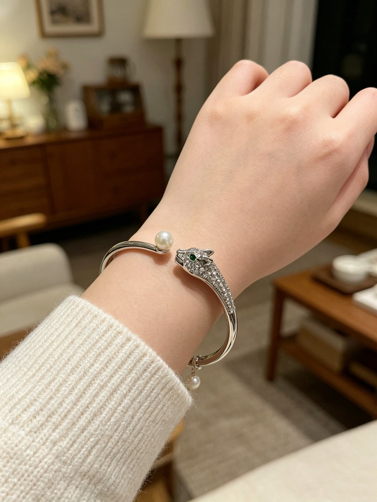 Martin Graham bracelet in polished metal-tone – main product view
