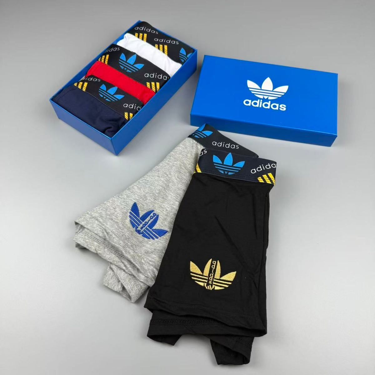 Adidas 86% Nylon & 14% stretch fibre Seamless-Cut Men's Boxer Briefs - 3-Piece Box