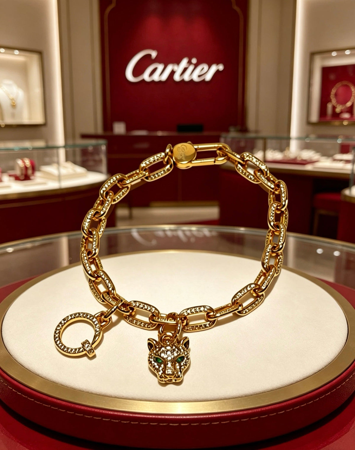 Martin Graham bracelet in polished metal-tone – main product view