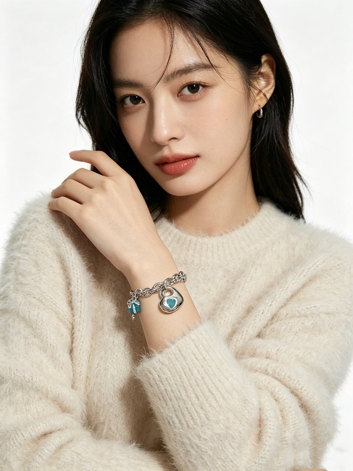 Martin Graham bracelet in polished metal-tone – main product view