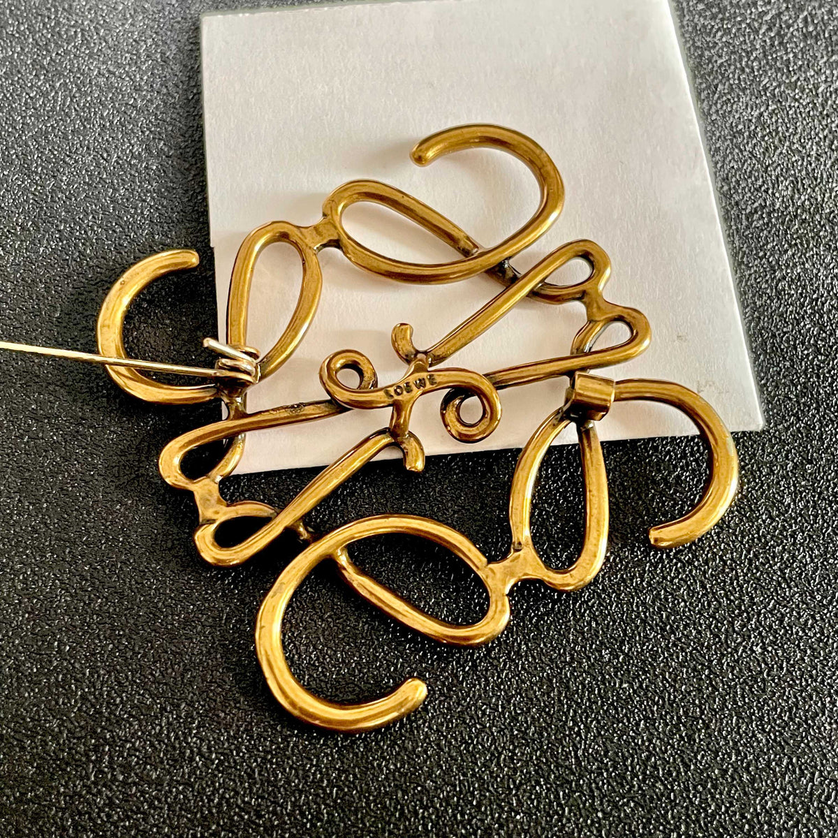 Martin Graham brooch in polished metal-tone – main product view