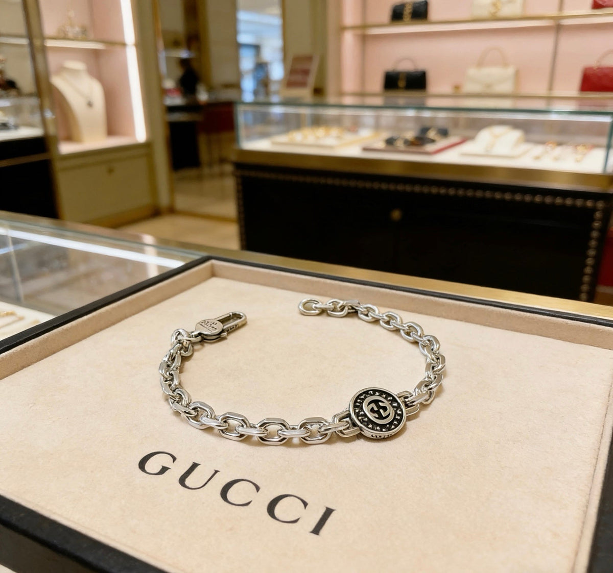 Martin Graham bracelet in polished metal-tone – main product view