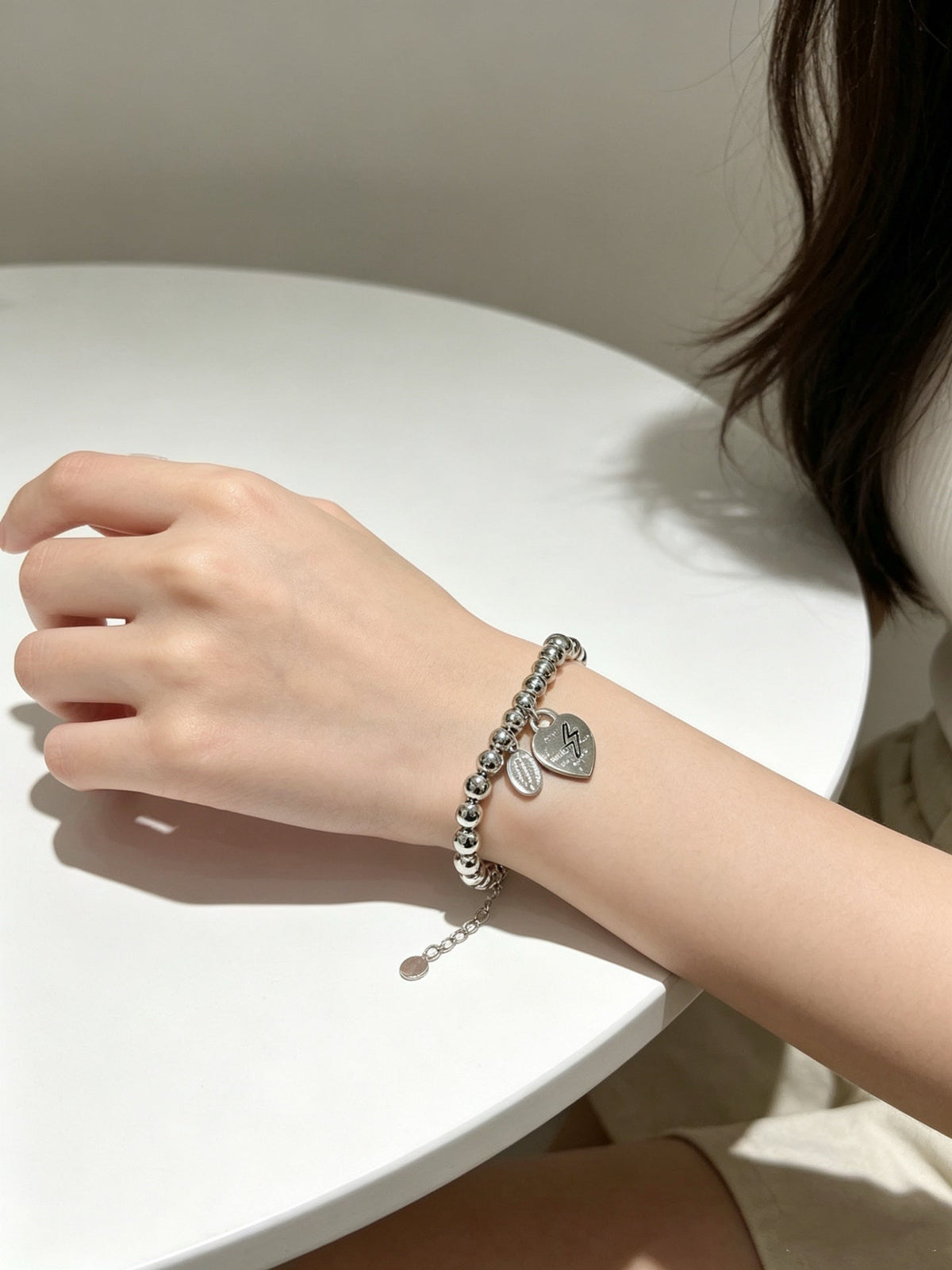 Martin Graham bracelet in polished metal-tone – main product view