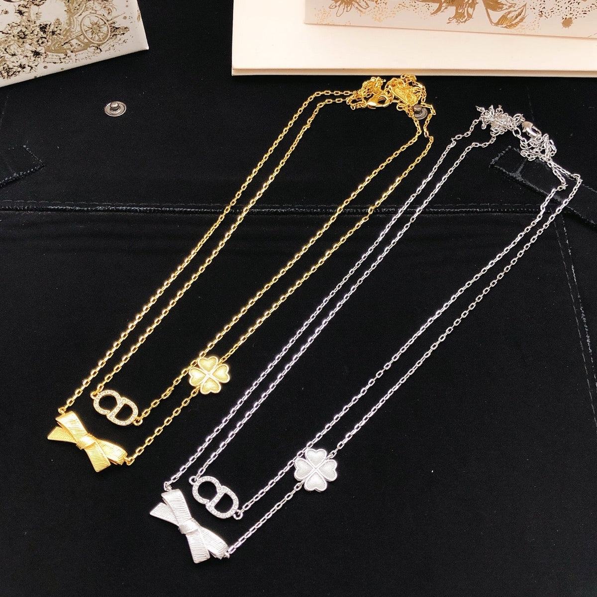 Martin Graham pendant necklace in polished metal-tone – main product view