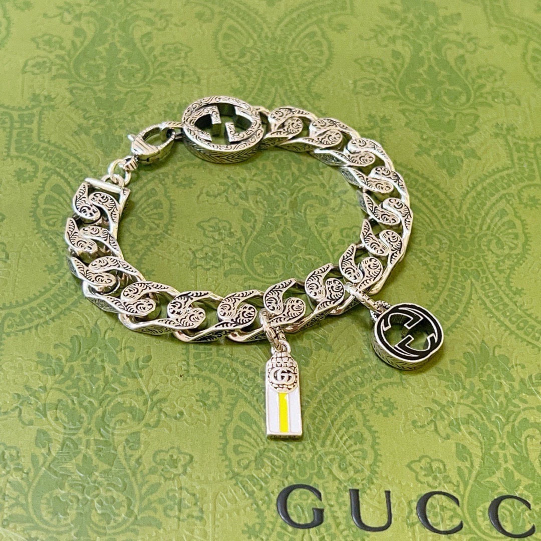 Martin Graham bracelet in polished metal-tone – main product view