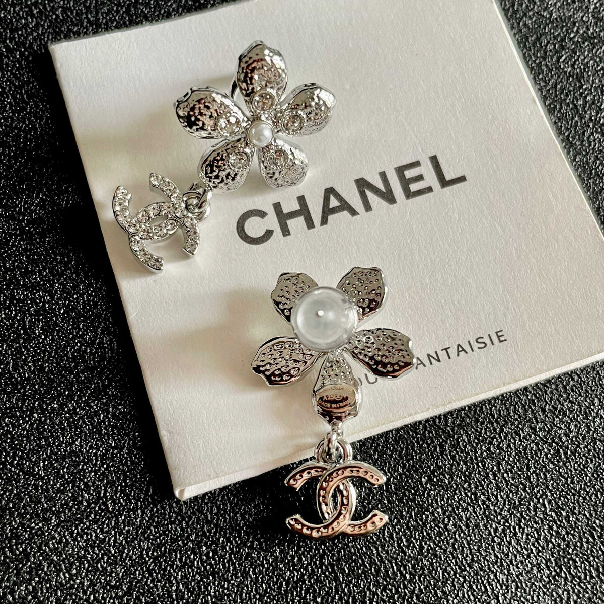 Martin Graham stud earrings in polished metal-tone – main product view