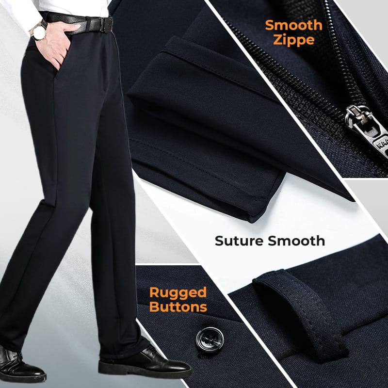 🔥Autumn Sale 50% 🔥Men's High Stretch Classic Pants Clothing & Accessories