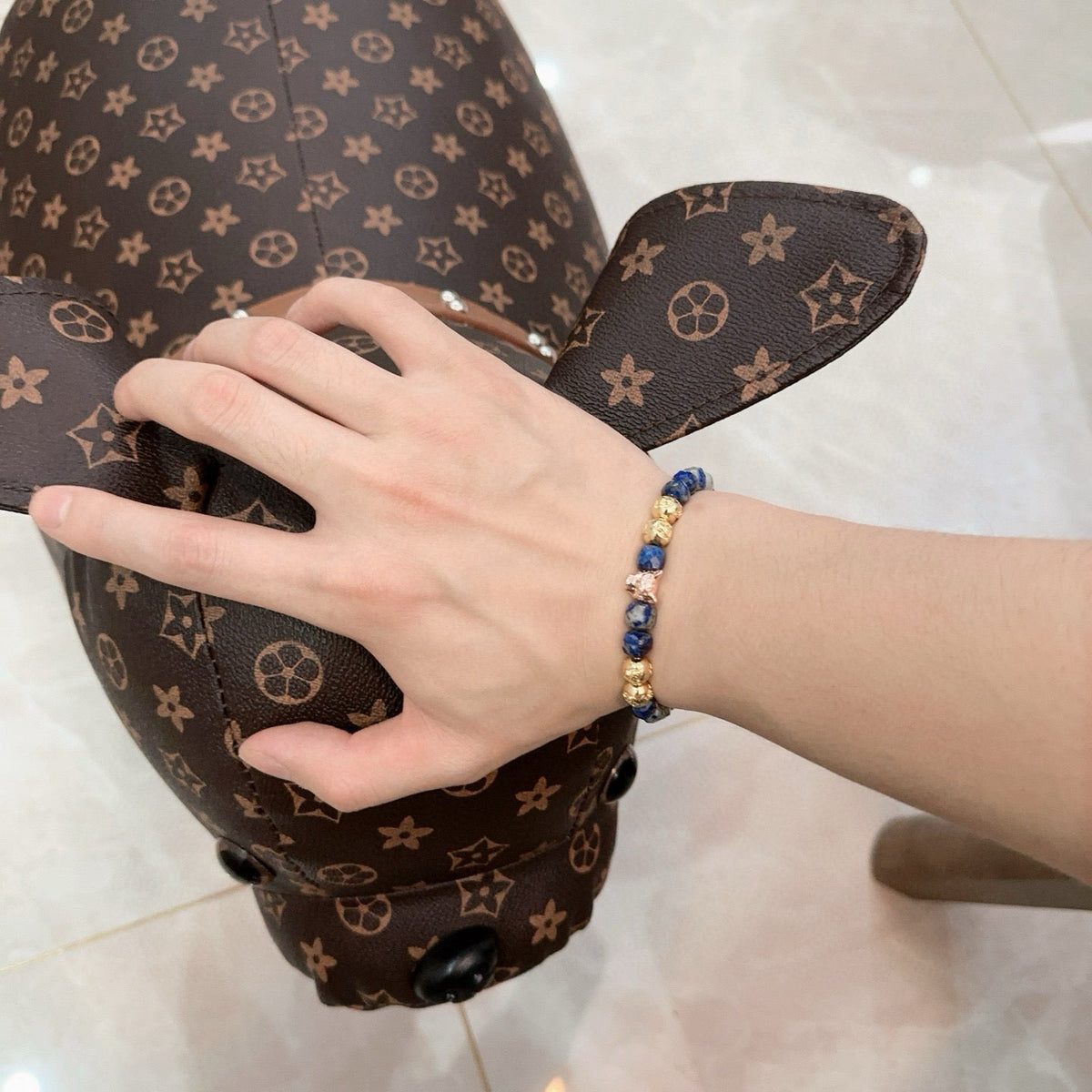Martin Graham bracelet in polished metal-tone – main product view