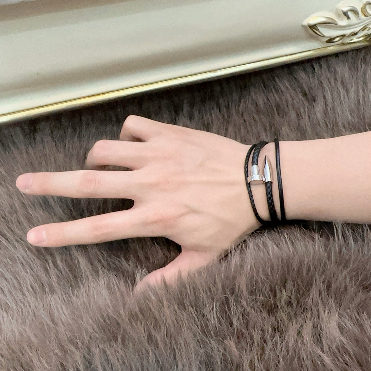 Martin Graham bracelet in polished metal-tone – main product view