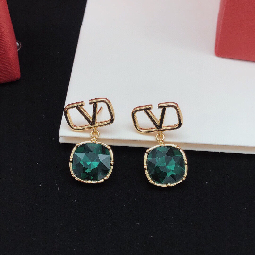 Martin Graham stud earrings in polished metal-tone – main product view