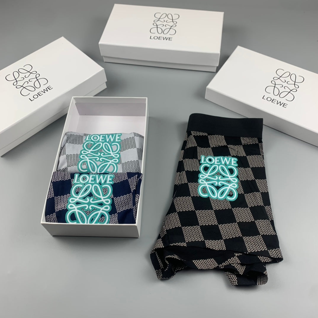 Loewe Modal Men's Boxer Briefs - 3-Piece Box