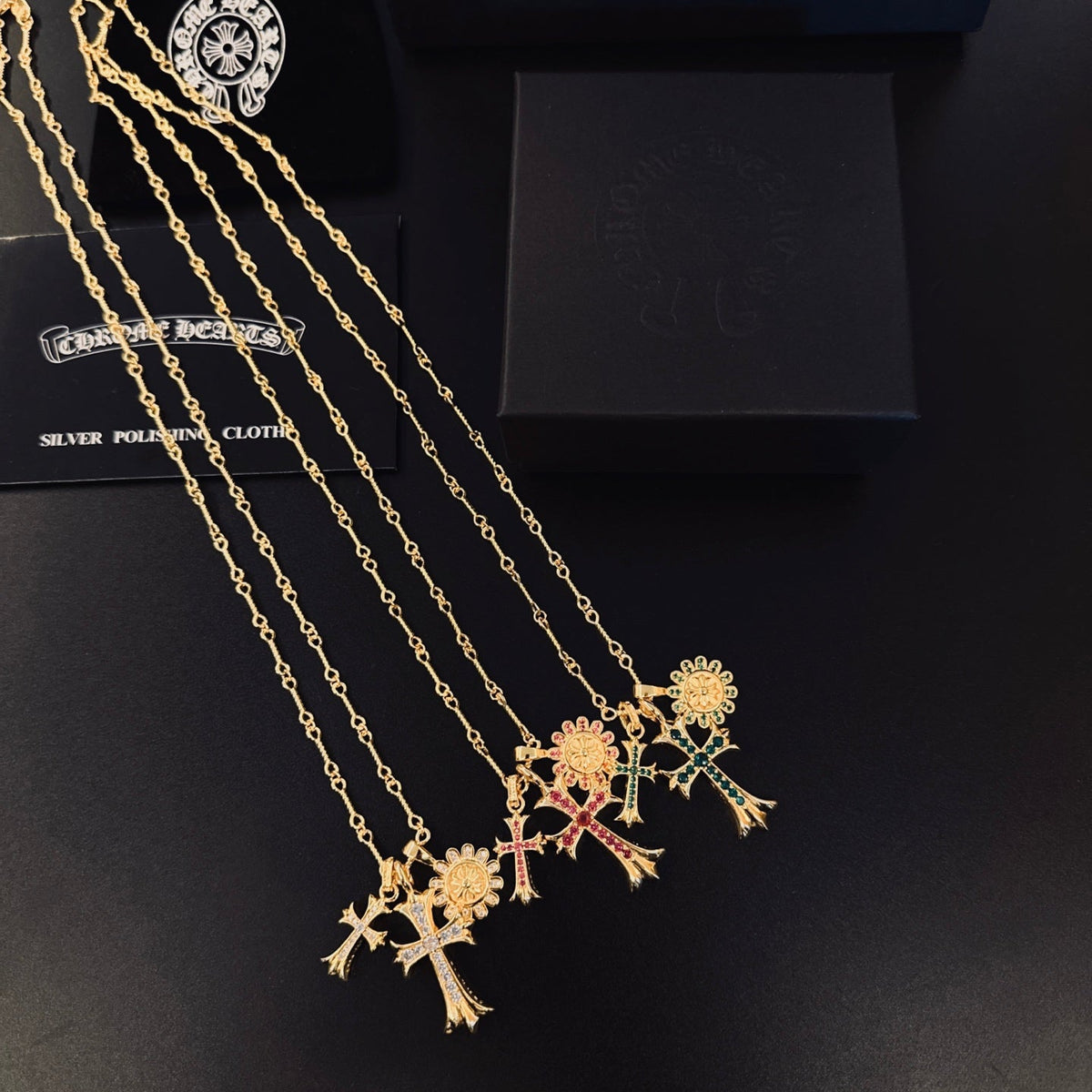 Martin Graham pendant necklace in polished metal-tone – main product view