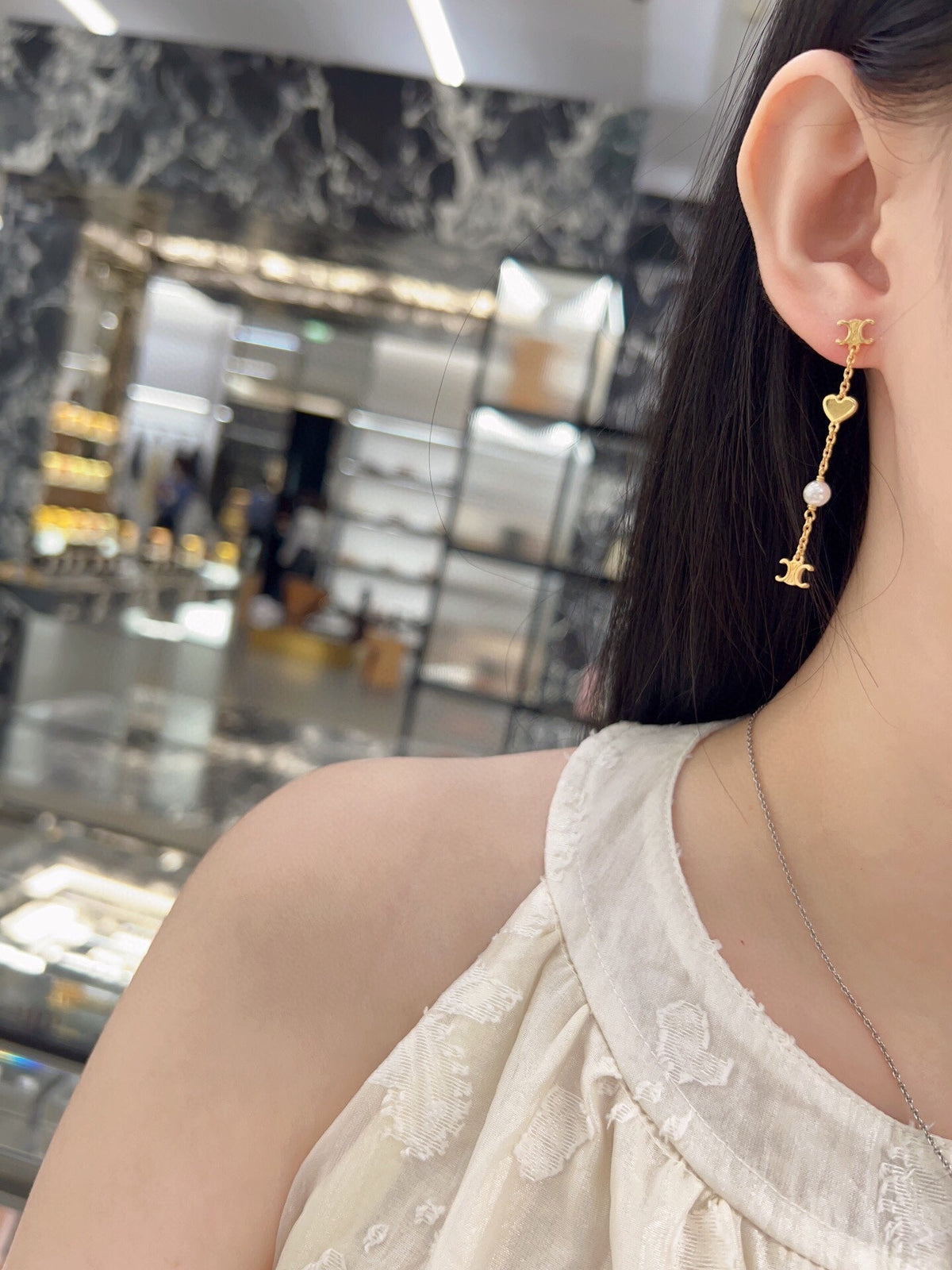 Martin Graham earrings in polished metal-tone – main product view