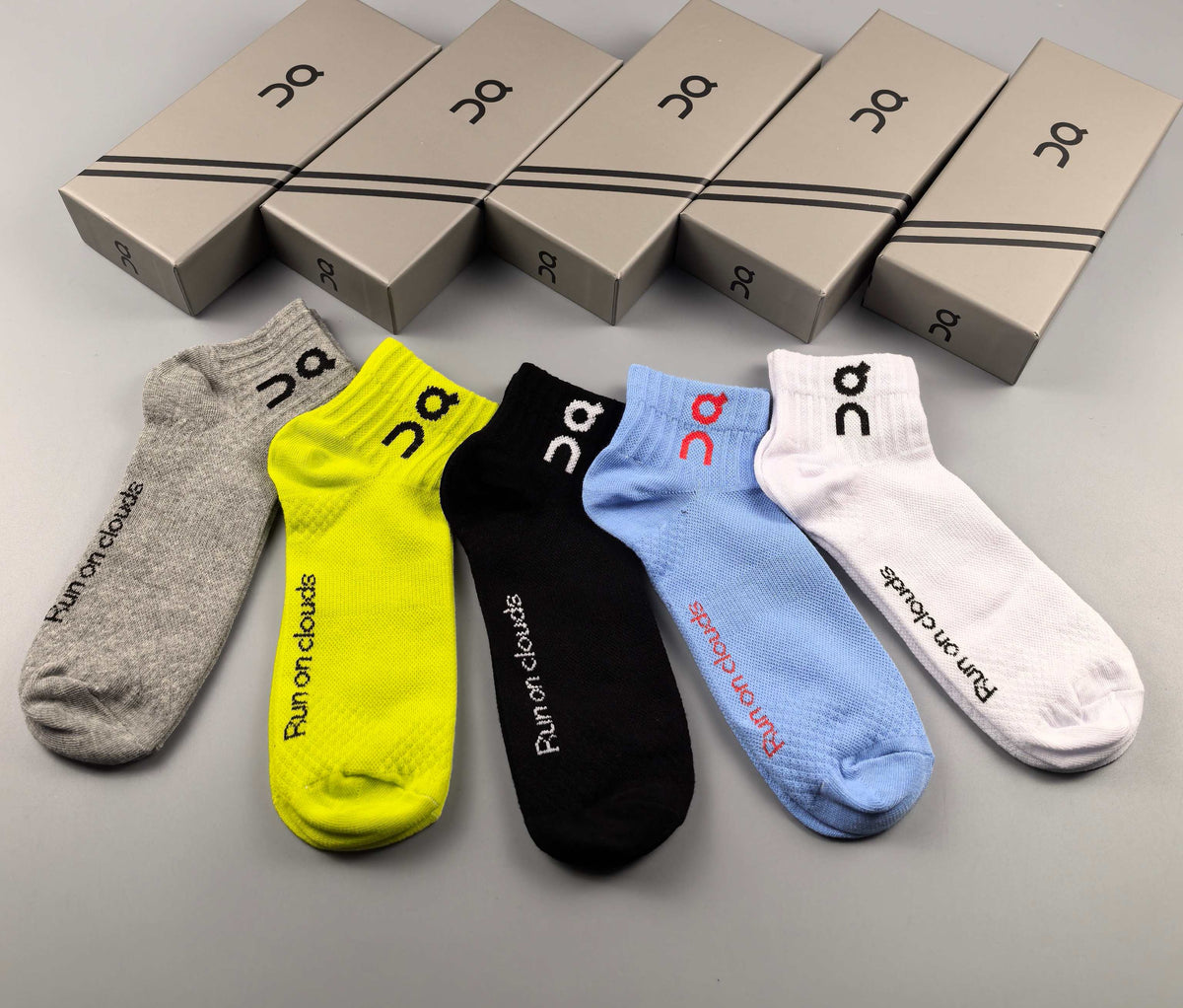 On Cloudtilt Cotton Breathable Socks – 5-Pair Pack