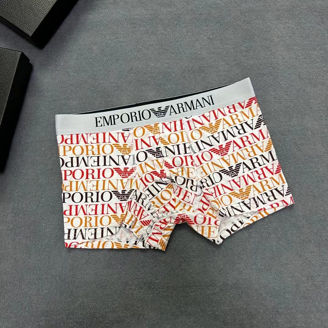 Armani Modal Clean Logo Waistbands Men's Boxer Briefs - 3-Piece Box