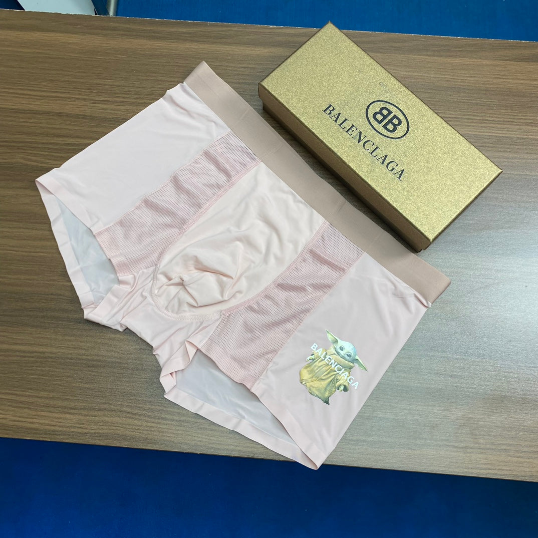 Balenciaga Blue, Pink & Turquoise Men's Boxer Briefs - 3-Piece Box